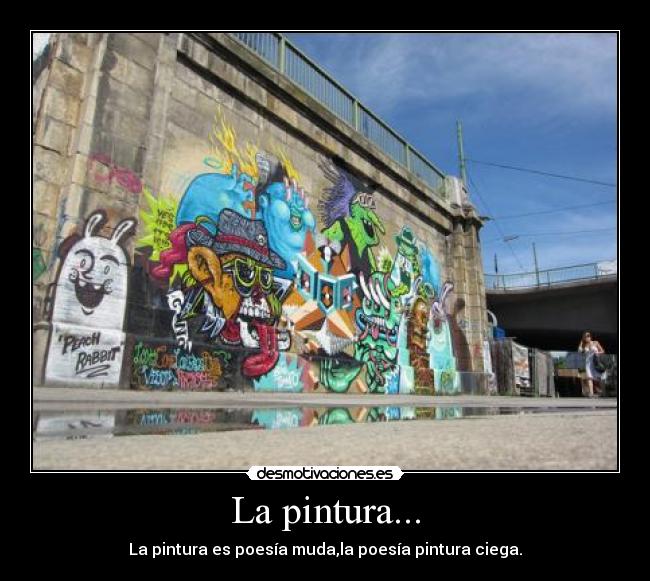 La pintura... -