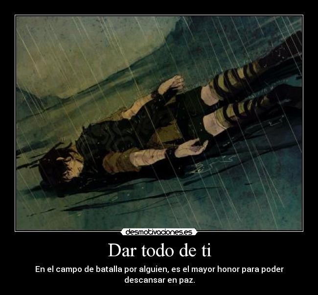 Dar todo de ti -