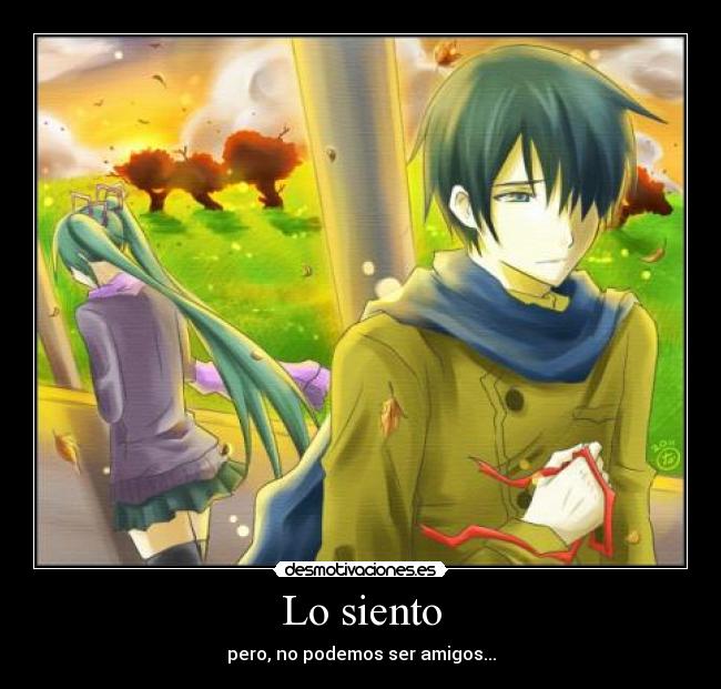 carteles anime sad love nigatsu miku hatsune desmotivaciones