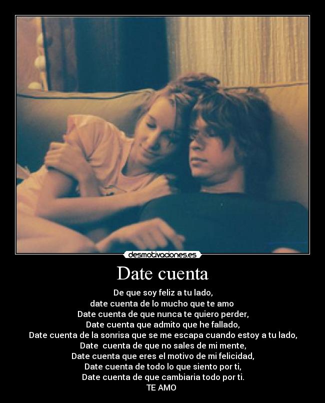 Date cuenta -