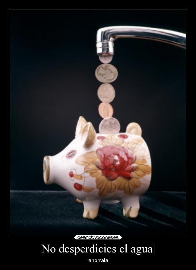 No desperdicies el agua| - 