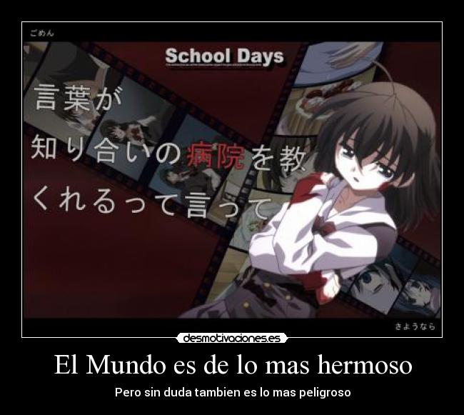 El Mundo es de lo mas hermoso -