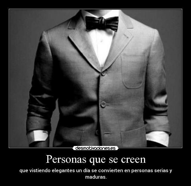 Personas que se creen - 