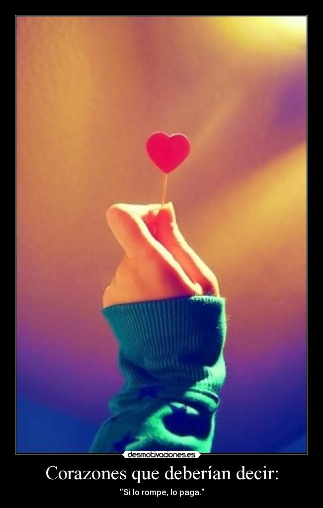Corazones que deberían decir: - 