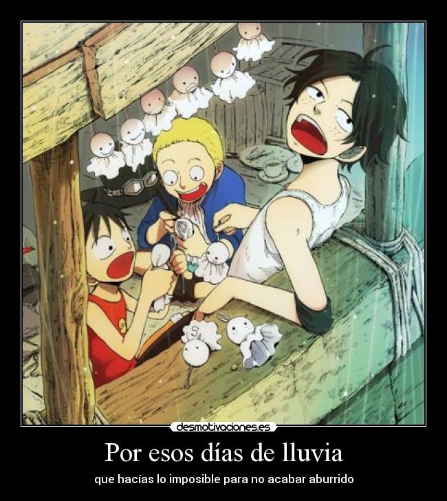 Por esos días de lluvia -