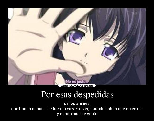 Por esas despedidas - 