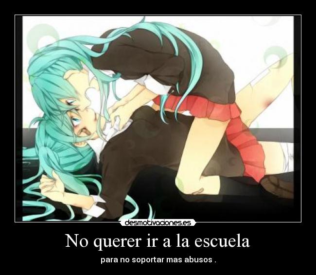 No querer ir a la escuela -