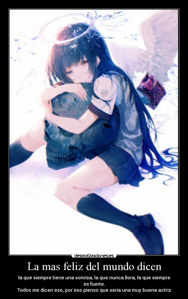 La mas feliz del mundo dicen -