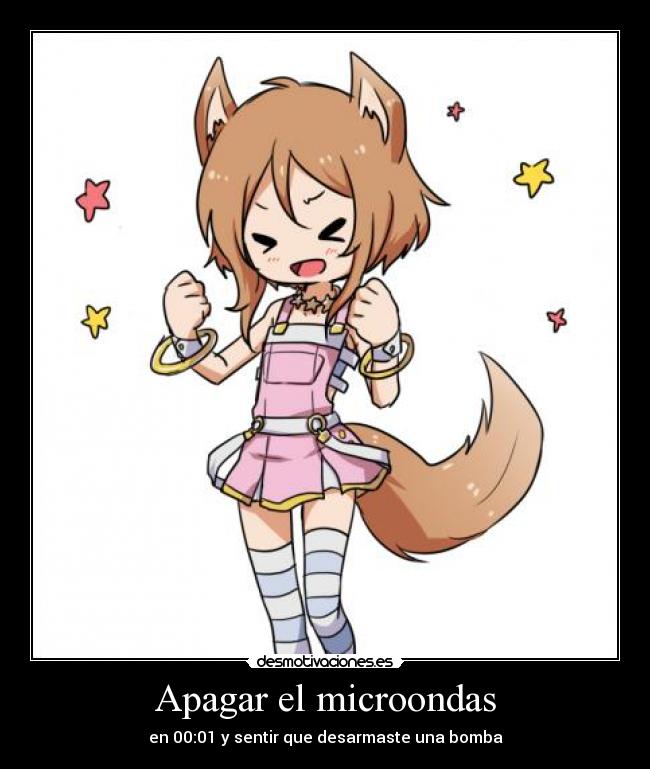 Apagar el microondas -