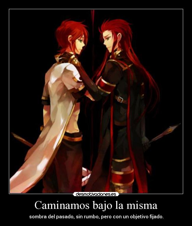 carteles tales the abyss luke fon fabre asch the bloody harukaze desmotivaciones