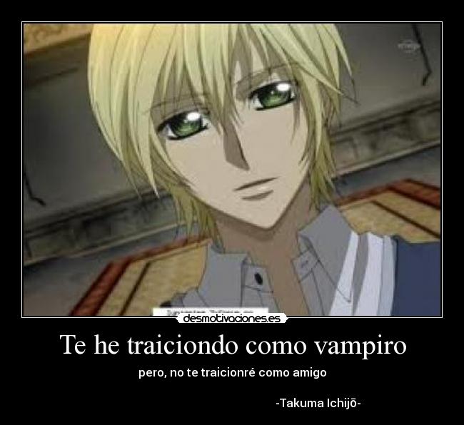 Te he traiciondo como vampiro - 