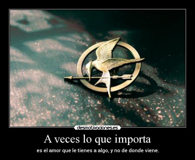 A veces lo que importa -