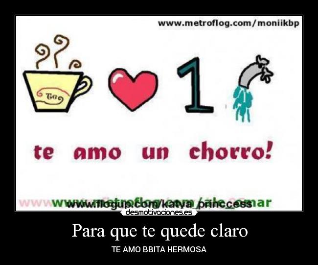 Para que te quede claro - 