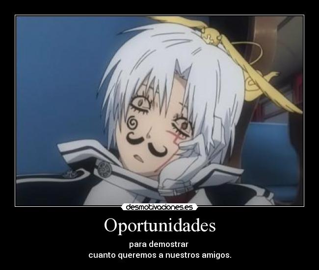 carteles anime gray man dgrayman allen dormido bromas amigos desmotivaciones