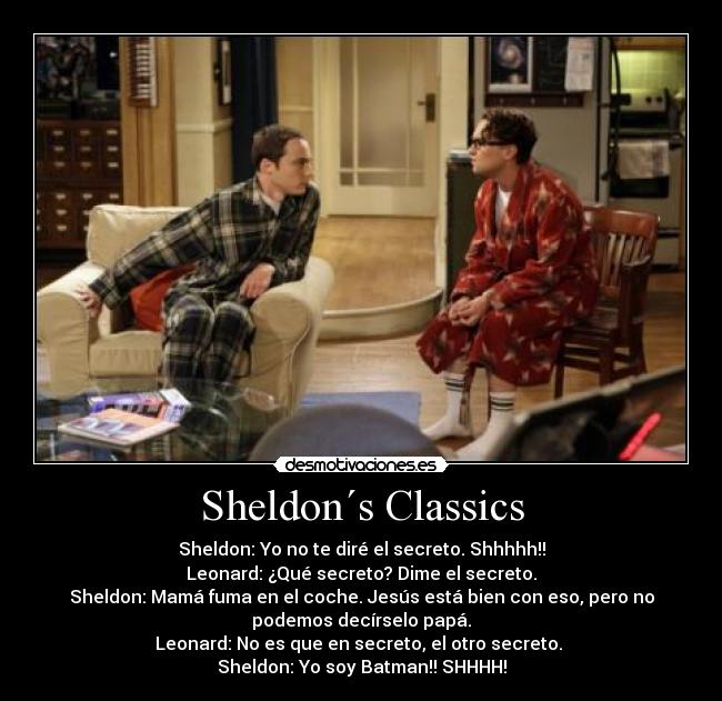 carteles sheldon the big bang theory leonard thebigbangtheory cbs warner desmotivaciones