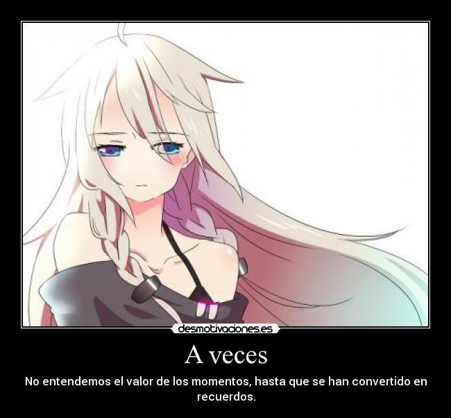 A veces -