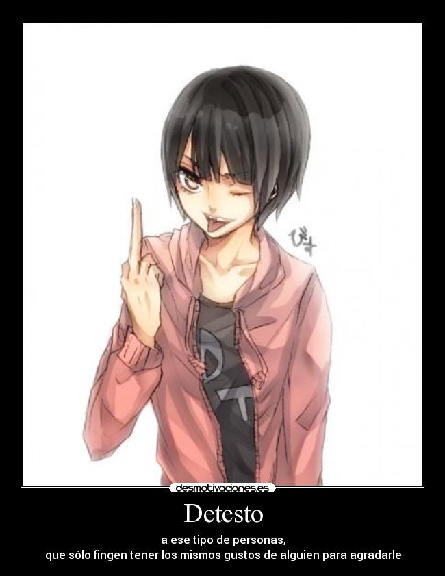 Detesto -