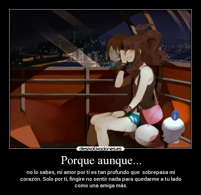 carteles pensamientos pokemon corazon amor amiga desmotivaciones