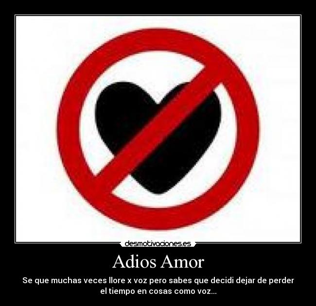 Adios Amor -