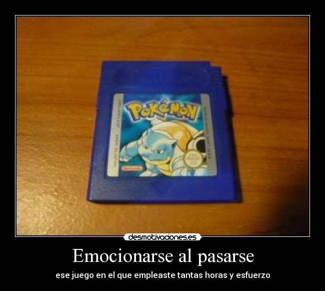 Emocionarse al pasarse - 