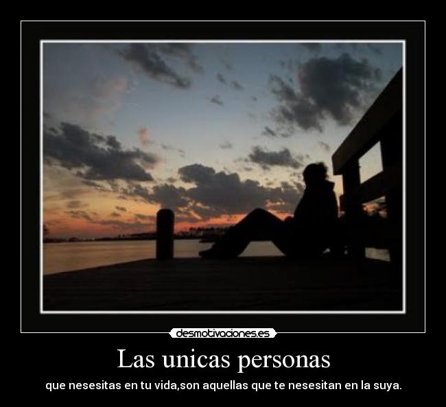 Las unicas personas -