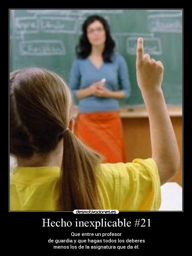 Hecho inexplicable #21 - 