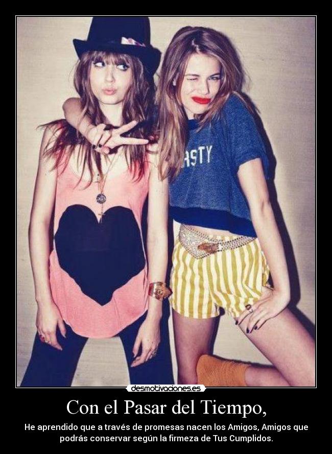 Con el Pasar del Tiempo, -