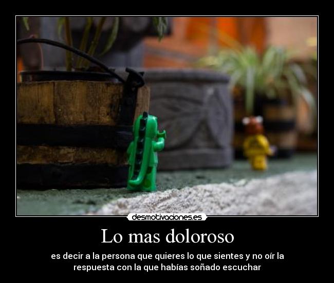 Lo mas doloroso - 