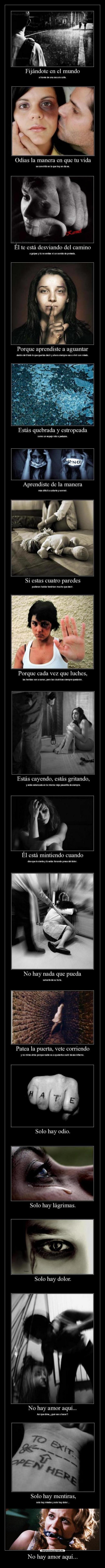 No hay amor aquí... - 