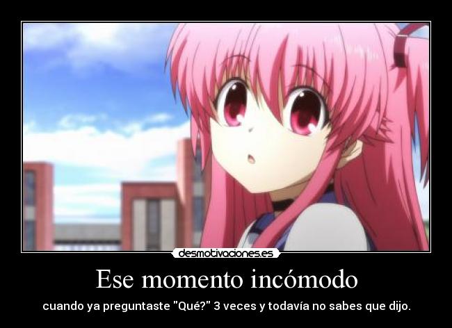 carteles angel beats anime yui nyan desmotivaciones