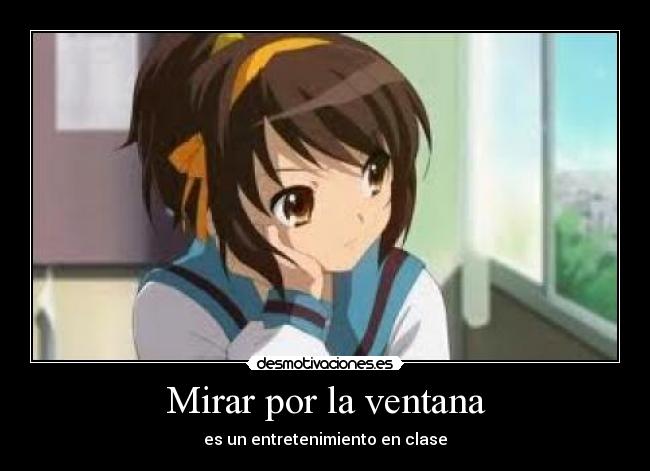 Mirar por la ventana - es un entretenimiento en clase