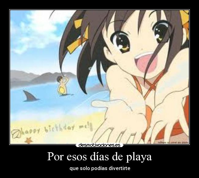 Por esos días de playa - 