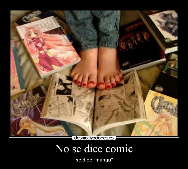 No se dice comic -