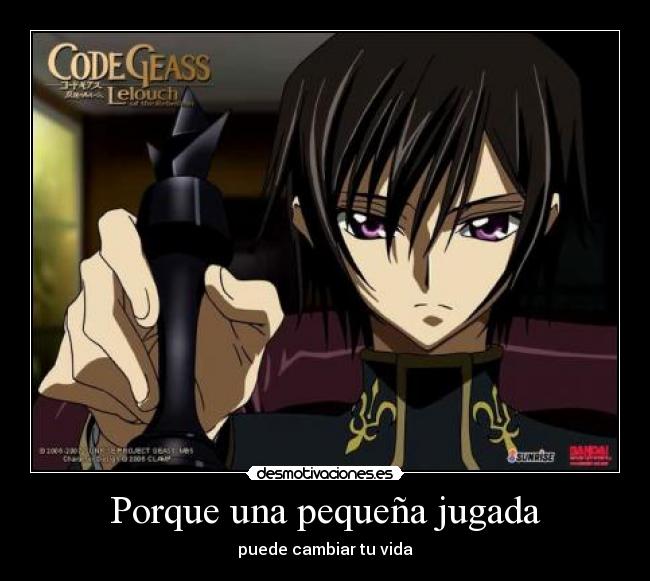 Porque una pequeña jugada - puede cambiar tu vida