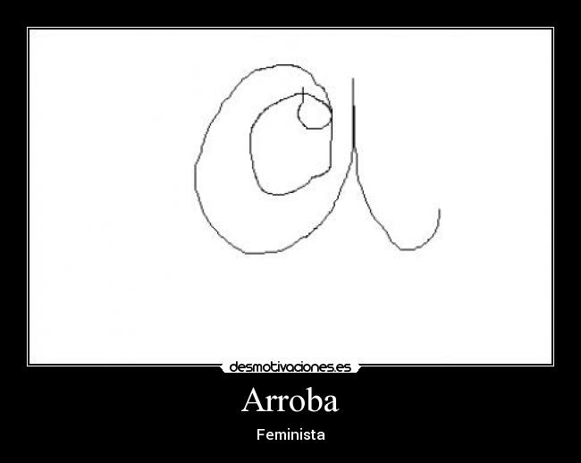 Arroba - Feminista