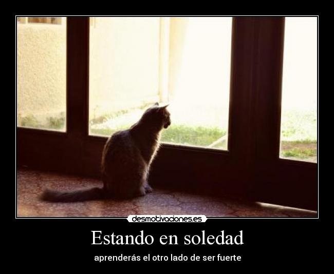 Estando en soledad - aprenderás el otro lado de ser fuerte