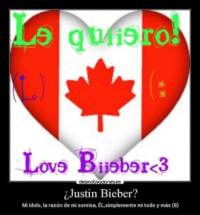 ¿Justin Bieber? -