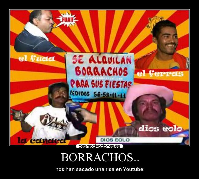 BORRACHOS.. - nos han sacado una risa en Youtube.