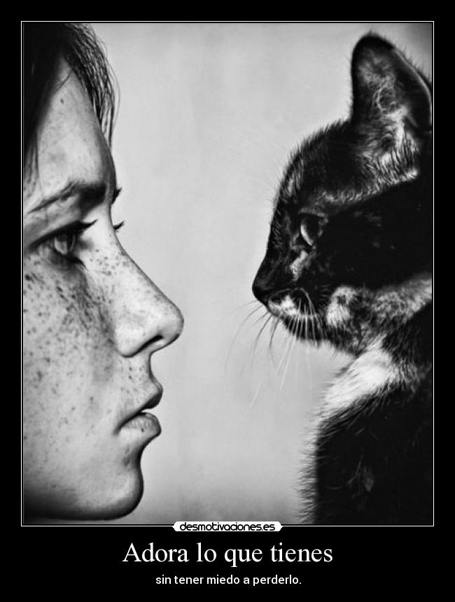 Adora lo que tienes -