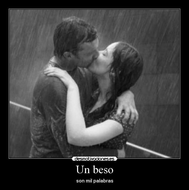 Un beso -