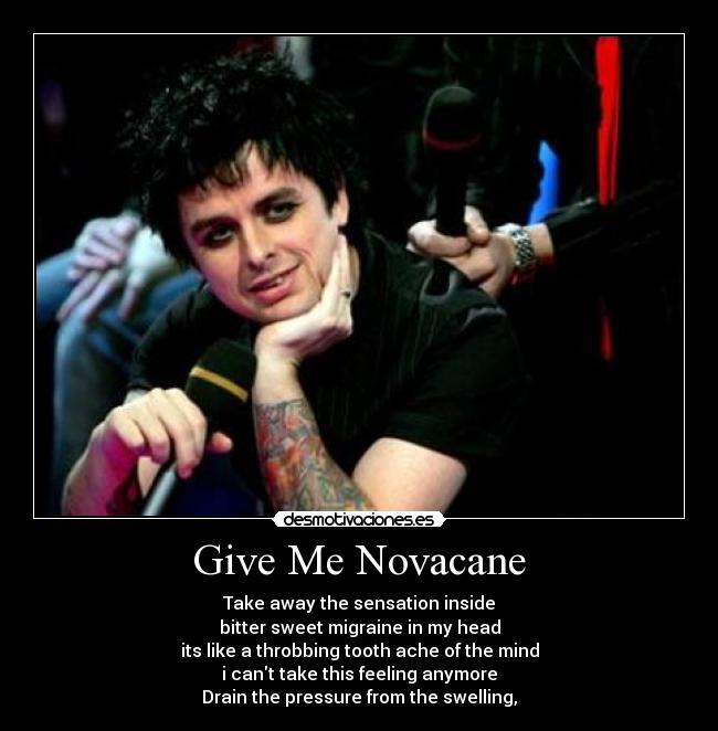 Give Me Novacane - 