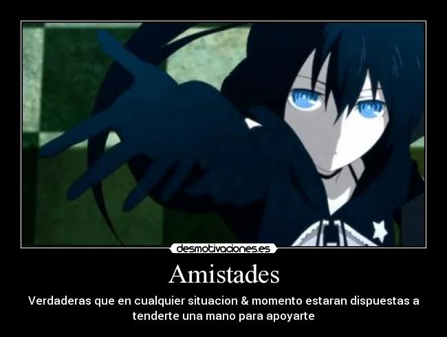 carteles black rock shooter anime random zone amistades desmotivaciones