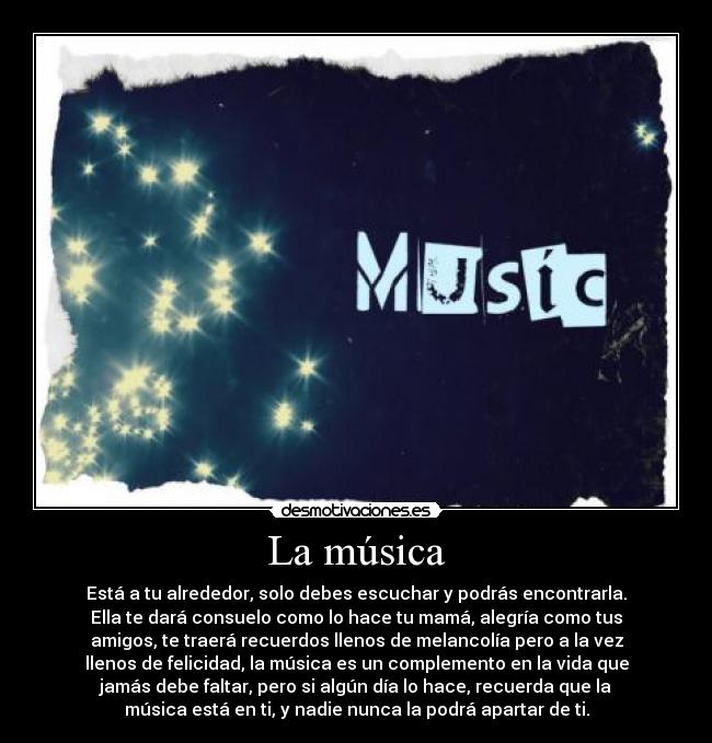 carteles musica musica desmotivaciones