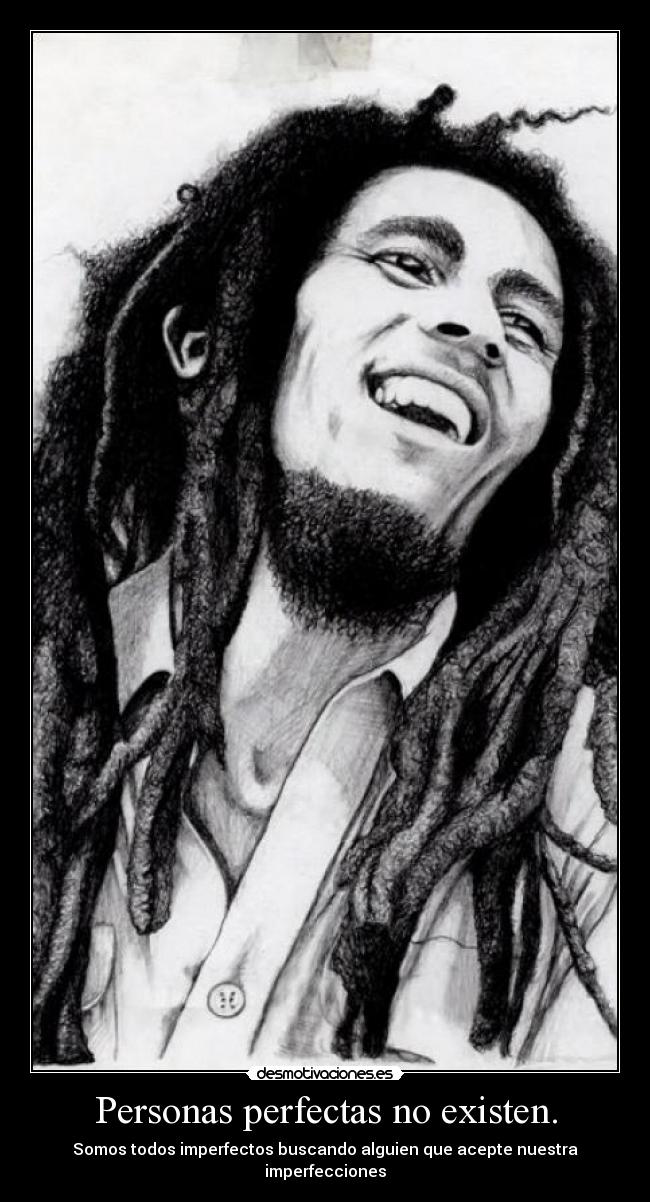 carteles bob marley personas perfectas titi desmotivaciones