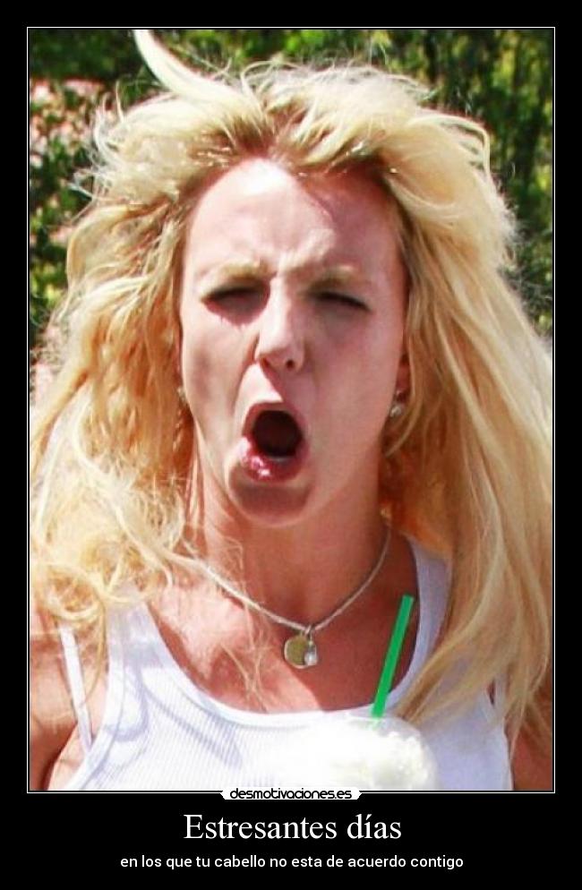 Estresantes días - en los que tu cabello no esta de acuerdo contigo