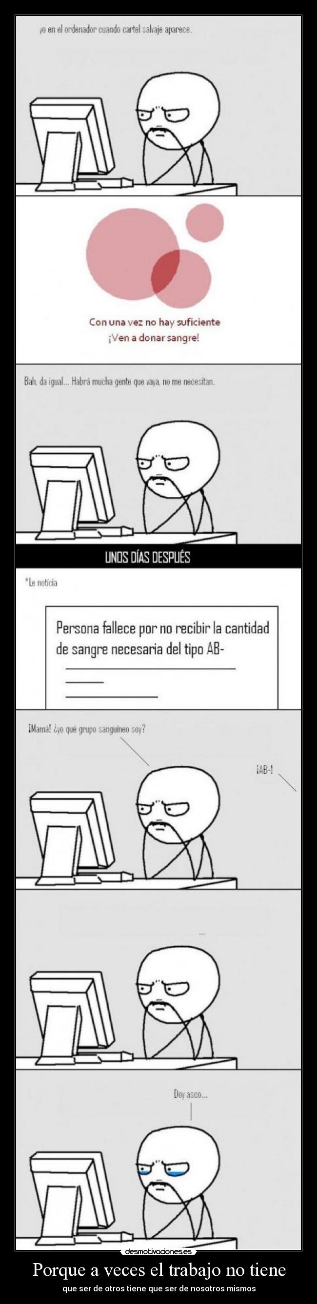 carteles trabajo siempre dejamos trabajo otros desmotivaciones