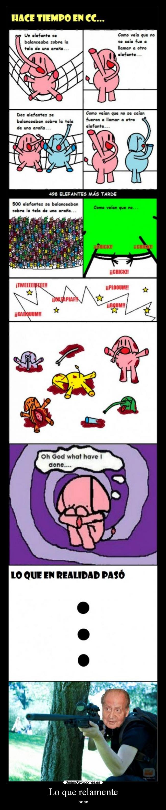 Lo que relamente - paso