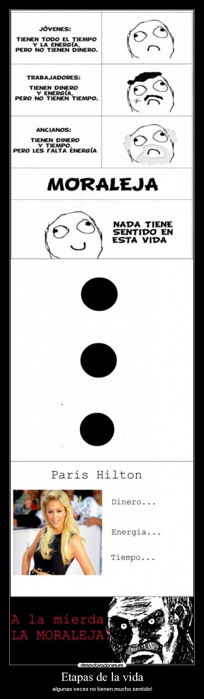 Etapas de la vida - 