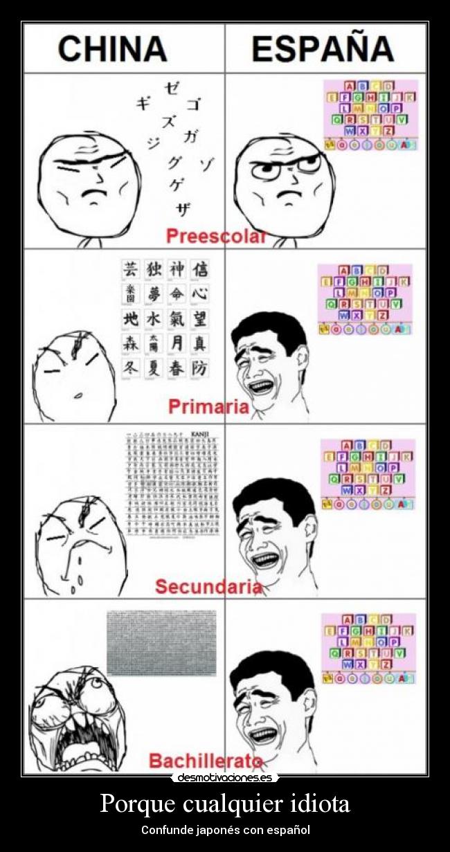 Porque cualquier idiota - 