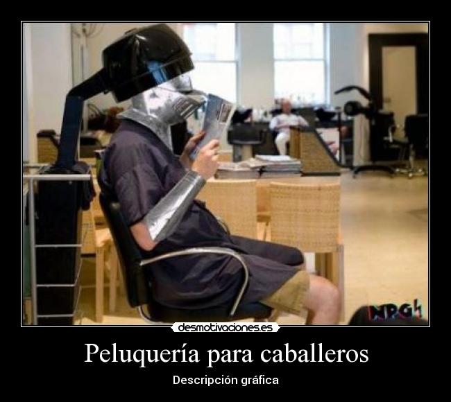 Peluquería para caballeros - Descripción gráfica